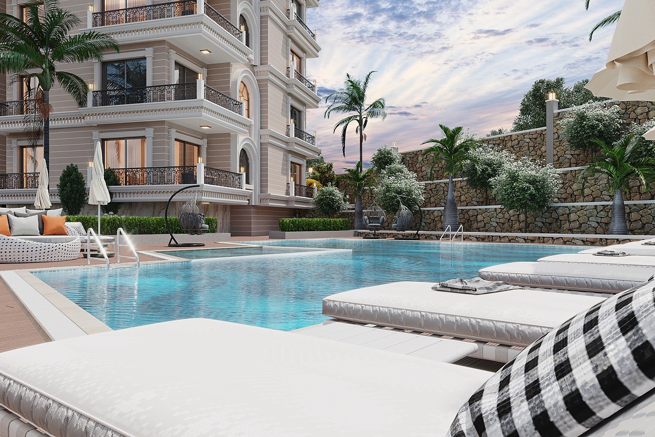 Apartments in Tosmur, Alanya (AYT-04651)